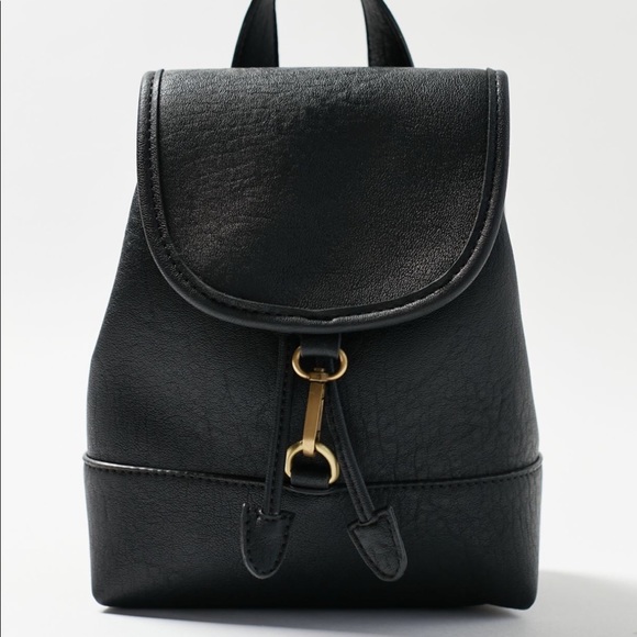 uo faux leather backpack
